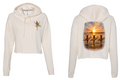 Cropped Fleece Hoodie